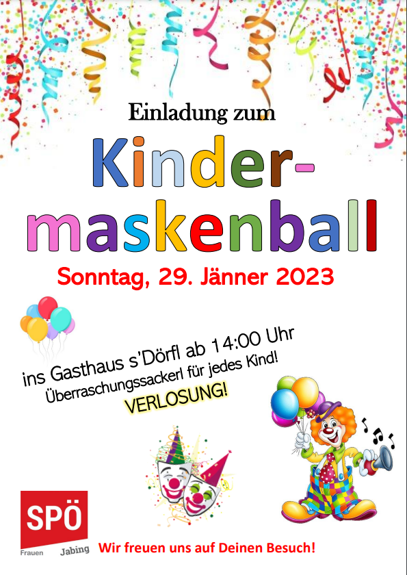 You are currently viewing Kindermaskenball 2023