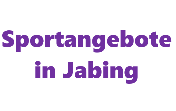 You are currently viewing Sportangebote in Jabing
